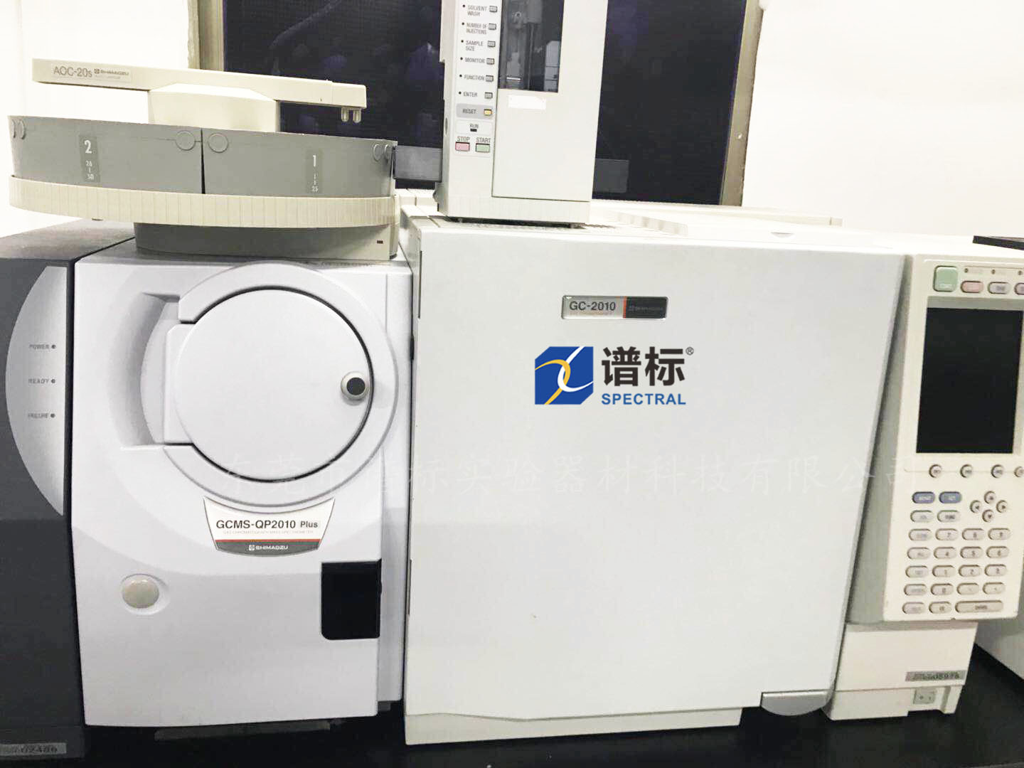 深圳某大型第三方檢測購買二手氣質(zhì)聯(lián)用儀島津GCMS型號QP2010plus