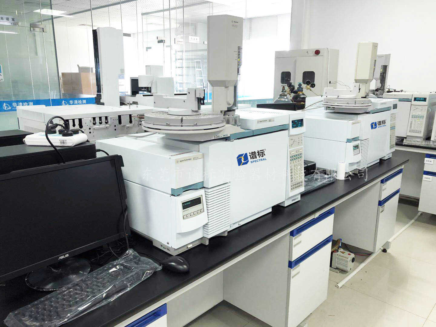 設備齊全-東莞某大型第三方檢測公司購買我司3套安捷倫二手GCMS氣質(zhì)聯(lián)用儀