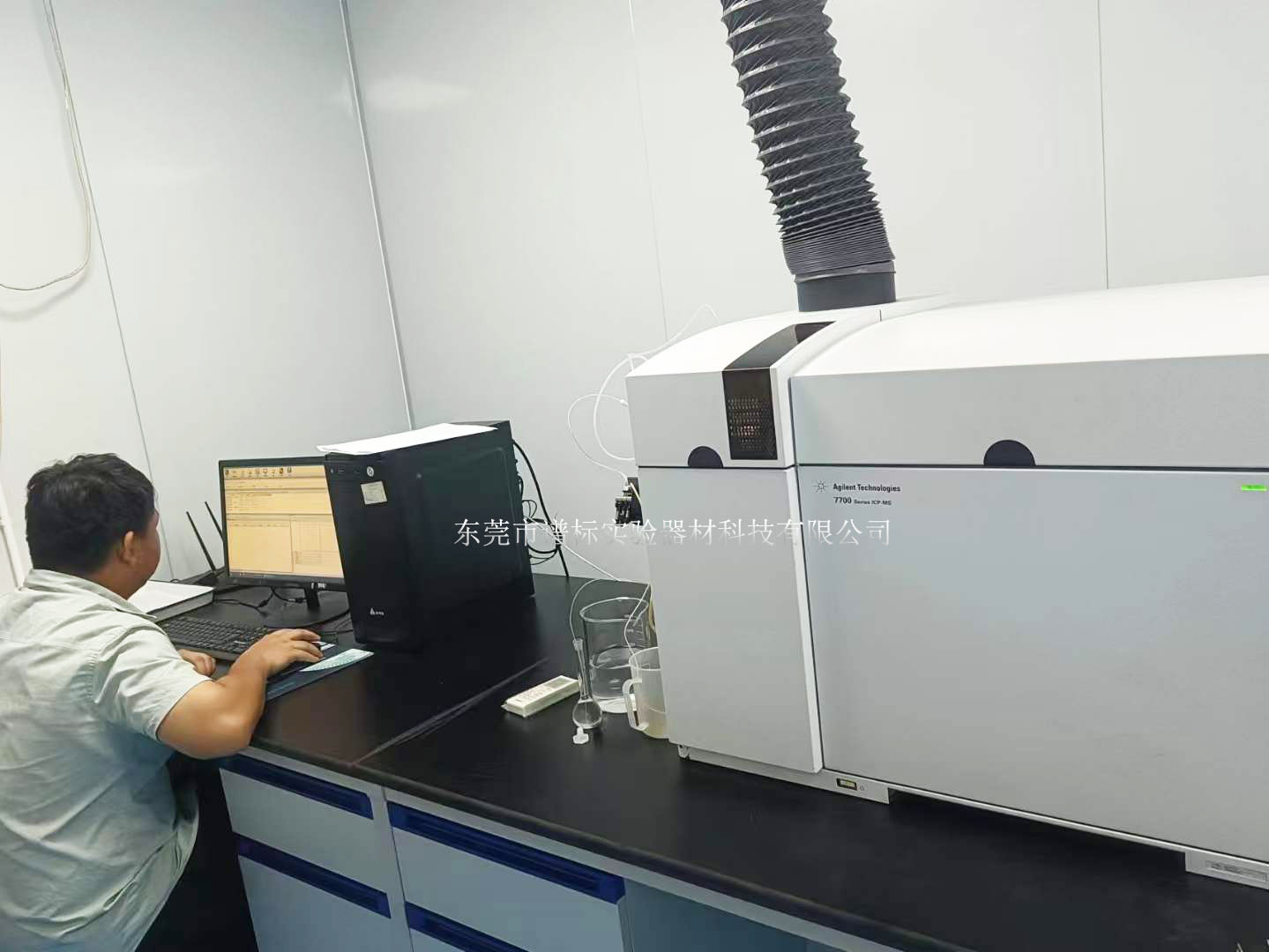 安捷倫電感耦合等離子體質(zhì)譜儀ICPMS 7700X與液相色譜于7月5日在惠州某檢測安裝調(diào)試