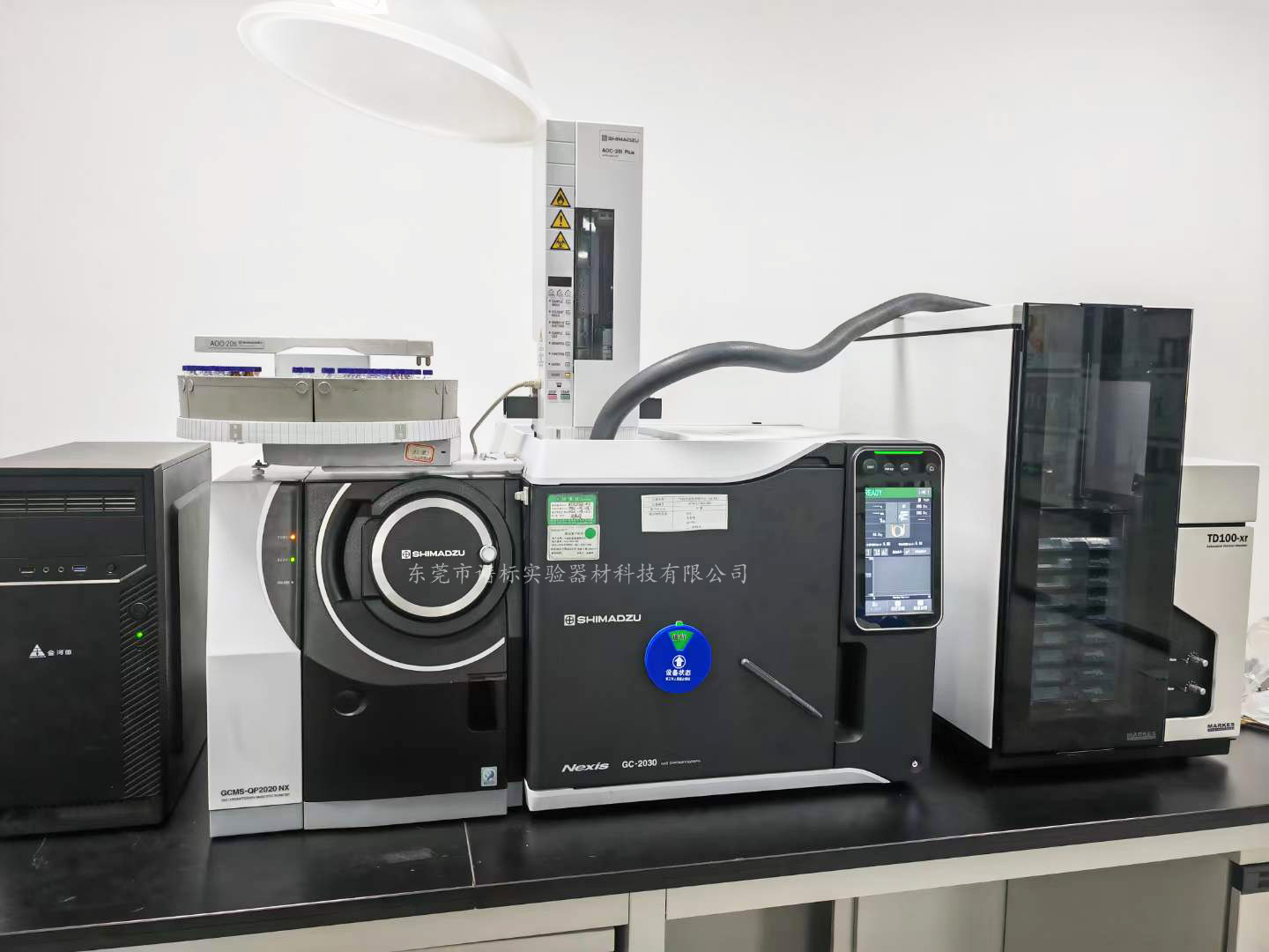 2023年08月10?日，深圳某檢測公司熱解析markes TD100-XR安裝調(diào)試完畢
